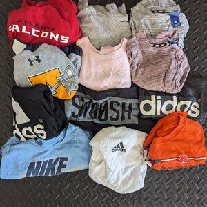 Lot of Mixed Mens Womens Clothing Nike NFL Adidas 12 Piece Reseller Bundle